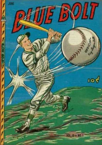 Blue Bolt - Baseball - Bat - Sport - Player Blue Bolt 79 - Blue Bolt - Baseball - Bat - Sport - Player