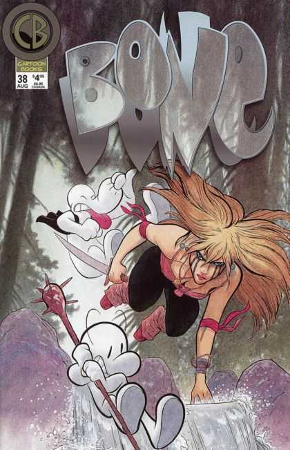 Bone 38 - Sword - Club - Cartoon Booms - Forest - Woman - Jeff Smith