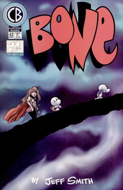 Bone 42 - Bone - Bone And Friends - Anime Girl - Bridge - Swords - Jeff Smith