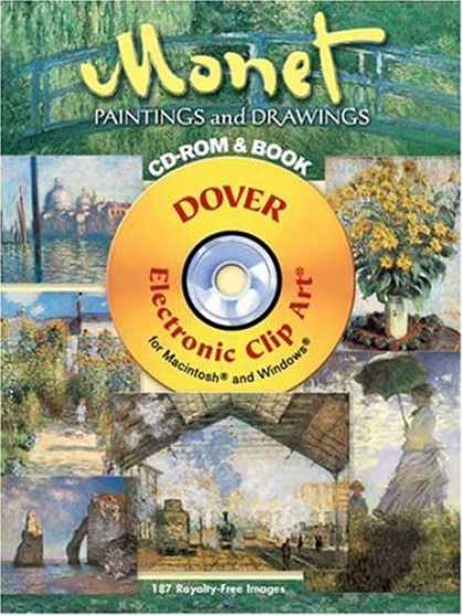 Books About Art - Monet Paintings and Drawings CD-ROM and Book (Dover Electronic Clip Art)