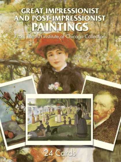 Books About Art - Great Impressionist and Post-Impressionist Paintings: 24 Cards From The Art Inst