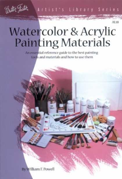 Books About Art - Watercolor & Acrylic Painting Materials (Artist's Library series #18)