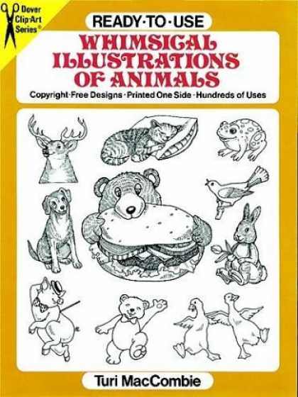 Books About Art - Ready-to-Use Whimsical Illustrations of Animals (Dover Clip-Art Series)