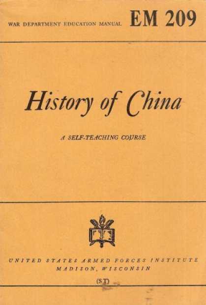 Books About China - History of China: A Self-Teaching Course, Based on "A Short History of the Chine
