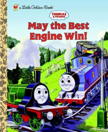 Books About Friendship - Thomas and Friends: May the Best Engine Win (Little Golden Book)