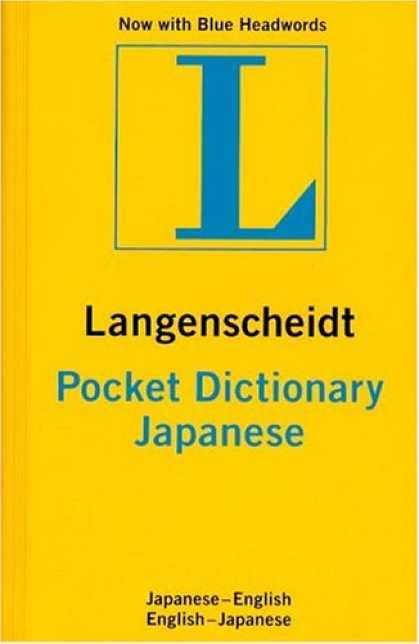 Books About Japan - Langenscheidt's Pocket Dictionary Japanese/English English/Japanese
