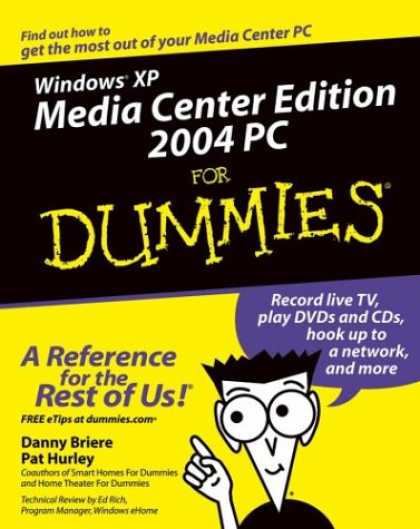 Books About Media - Windows XP Media Center Edition 2004 PC for Dummies