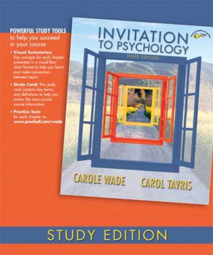 Books About Psychology - Invitation to Psychology, Study Edition (3rd Edition)