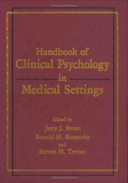 Books About Psychology - Handbook of Clinical Psychology in Medical Settings