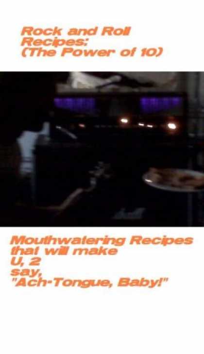 Books About Rock 'n Roll - Rock & Roll Recipes: The Power of 10