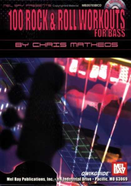 Books About Rock 'n Roll - Mel Bay 100 Rock & Roll Workouts for Bass