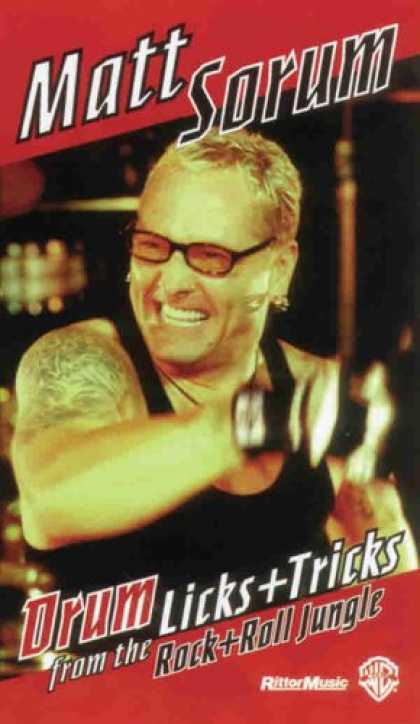 Books About Rock 'n Roll - Matt Sorum: Drum Licks + Tricks from the Rock + Roll Jungle