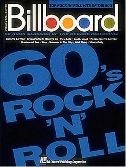 Books About Rock 'n Roll - Billboard Top Rock 'n' Roll Hits Of The 60's (Piano-Vocal-Guitar Series)
