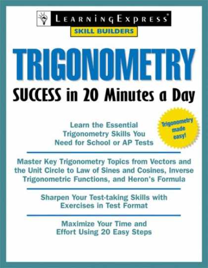 Books About Success - Trigonometry Success In 20 Minutes a Day (Skill Builders)