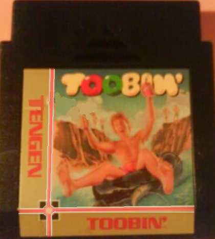 Books About Video Games - Nes Video Game - Toobin' - For Nintendo - Distrubuted By Tengen