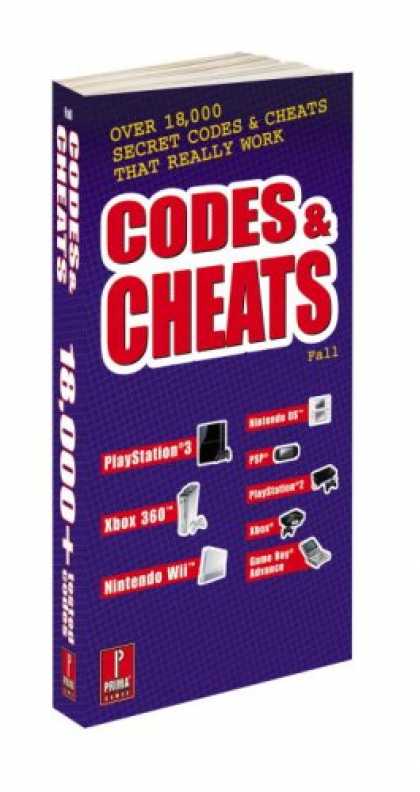 Books About Video Games - Codes & Cheats Fall 2008: Prima Games Code Book