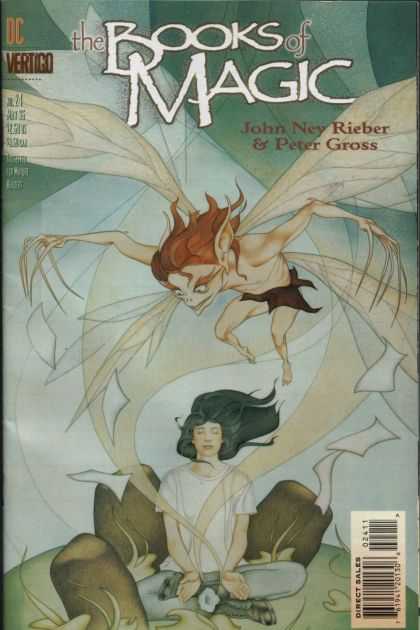 Books of Magic 24 - Dollar Comics - Vertigo - John Ney Rieber - Peter Gross - Direct Sales