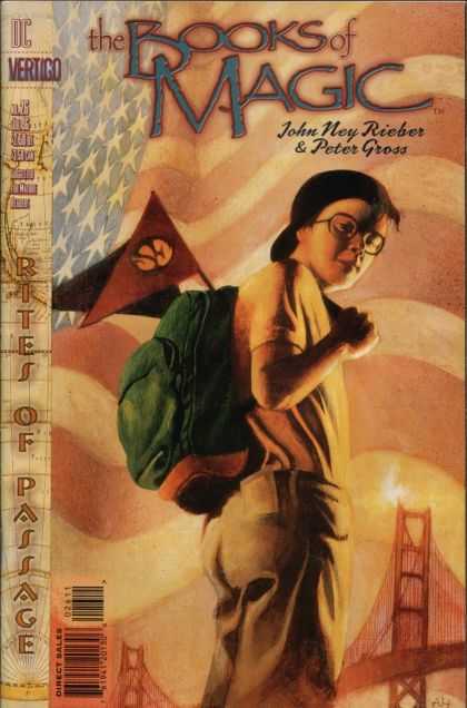 Books of Magic 26 - Flag - Bag - One Boy - John Noy Rieber - Peter Gross