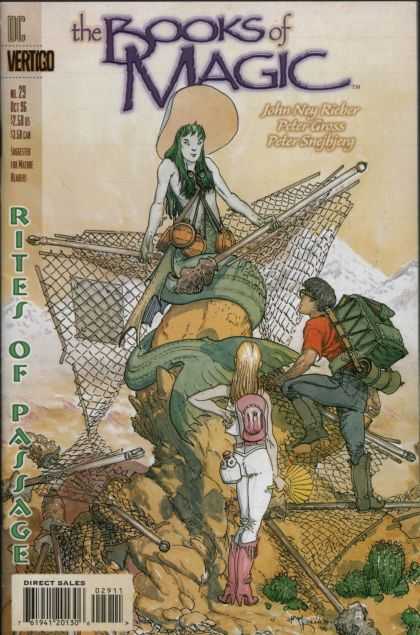 Books of Magic 29 - Hat - Net - Woman - Rites Of Passage - Baggage - Michael Kaluta