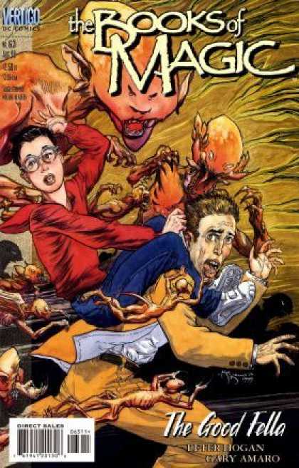 Comics - Vertigo - Glasses - Aliens - Claws - Michael Kaluta Books of Magic 63 - Comics - Vertigo - Glasses - Aliens - Claws - Michael Kaluta