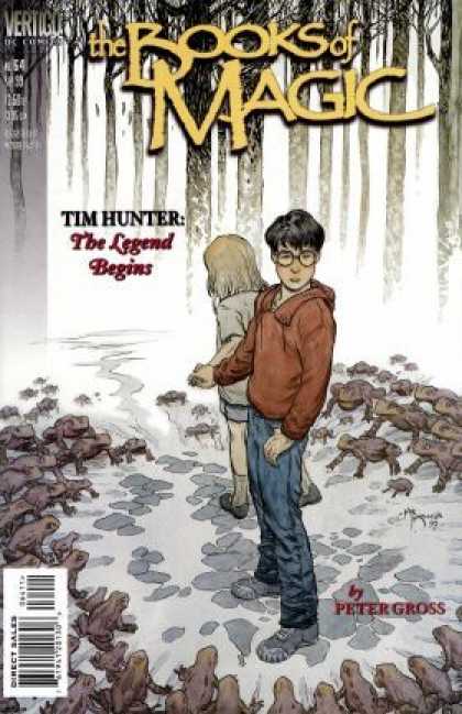 Vertigo - Tim Hunter - The Legend Begins - By Peter Gross - Frogs - Michael Kaluta Books of Magic 64 - Vertigo - Tim Hunter - The Legend Begins - By Peter Gross - Frogs - Michael Kaluta