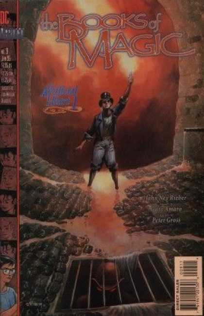 Books of Magic 9 - Peter Gross - Torch - Dc Comics - Boy - Sewers - Charles Vess