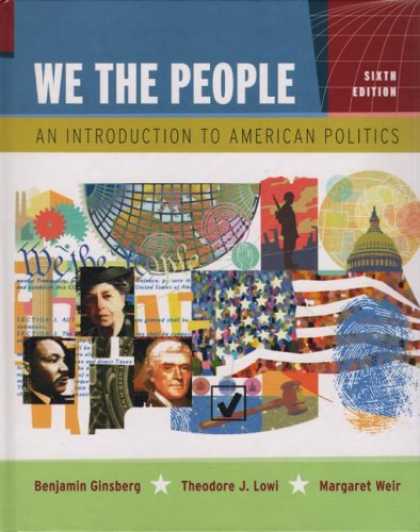 Books on Politics - We the People: An Introduction to American Politics (Full Sixth Edition (with po