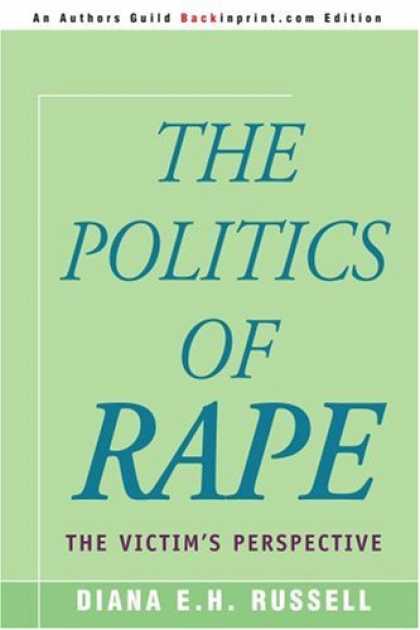 Books on Politics - The Politics of Rape: The Victim's Perspective