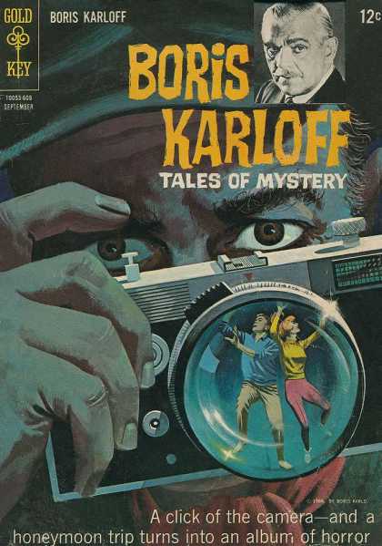 Camera - Gold Key - 12 Cents - Eyes - Photographer Boris Karloff Tales of Mystery 15 - Camera - Gold Key - 12 Cents - Eyes - Photographer