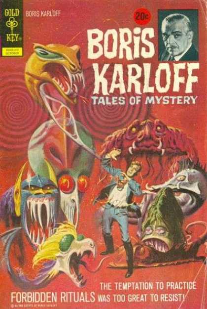 Gold Key - Temptation - Aliens - Monsters - Rituals Boris Karloff Tales of Mystery 43 - Gold Key - Temptation - Aliens - Monsters - Rituals