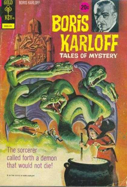 Gold Key Comics - Mystery - Fantasy - Sorcerer - Demon Boris Karloff Tales of Mystery 45 - Gold Key Comics - Mystery - Fantasy - Sorcerer - Demon