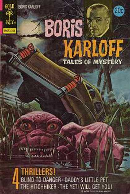 Blind To Danger - Yeti - Daddys Little Pet - Hitchhiker - Drowning Car Boris Karloff Tales of Mystery 49 - Blind To Danger - Yeti - Daddys Little Pet - Hitchhiker - Drowning Car