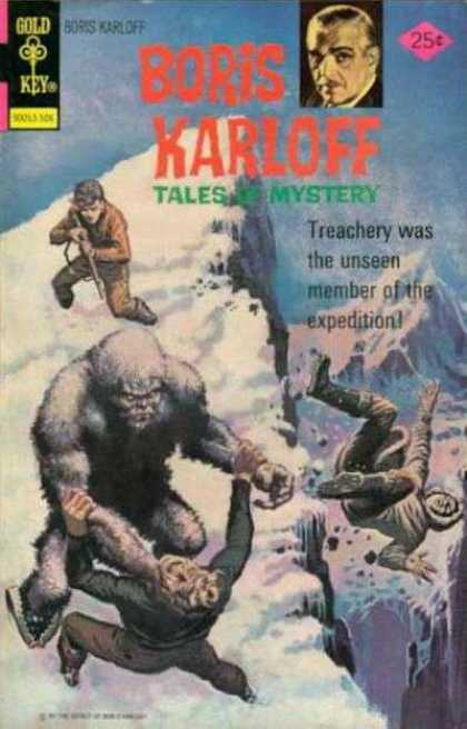 Snow - Cliff - Hunter - Falling Man - Struggle Boris Karloff Tales of Mystery 61 - Snow - Cliff - Hunter - Falling Man - Struggle