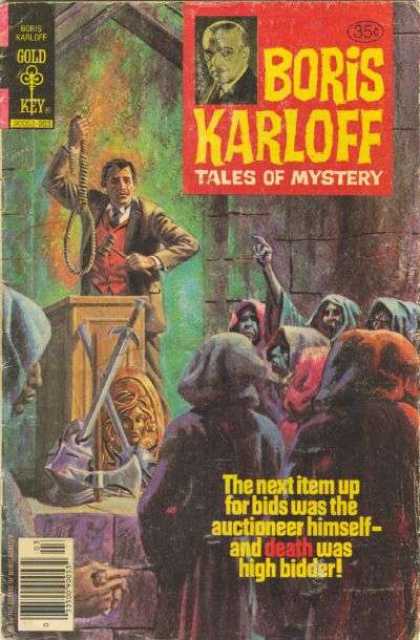 Boris Karloff Tales of Mystery 90 - Noose - Auction - Bids - Auctioneer - Death