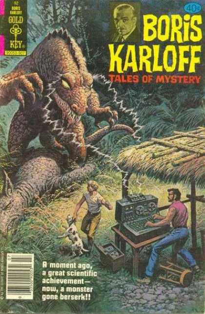 Boris Karloff Tales of Mystery 92 - Gold Key - Dinosaur - Berserk - Dog - Hut