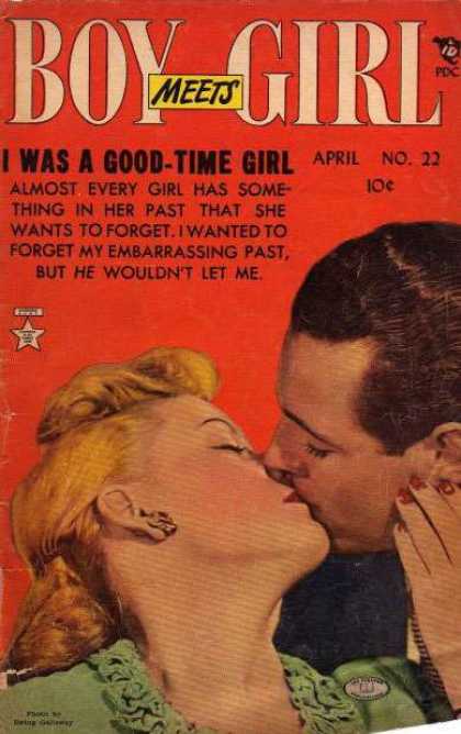 Boy Meets Girl 22 - I Was A Good-time Girl - Kiss - Embrace - Passionate - Red