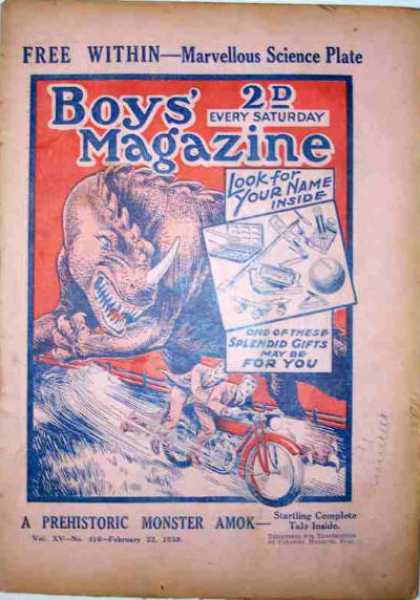 Boys' Magazine - 2/1930