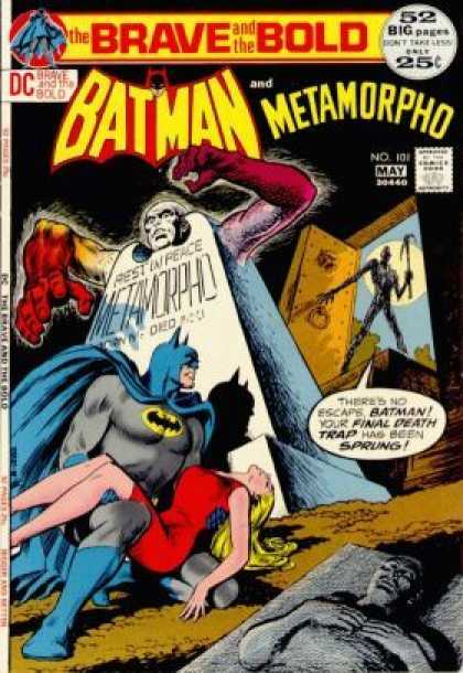Brave and the Bold 101 - Head Stone - Grave - Monster In The Doorway - Villain - Nick Cardy