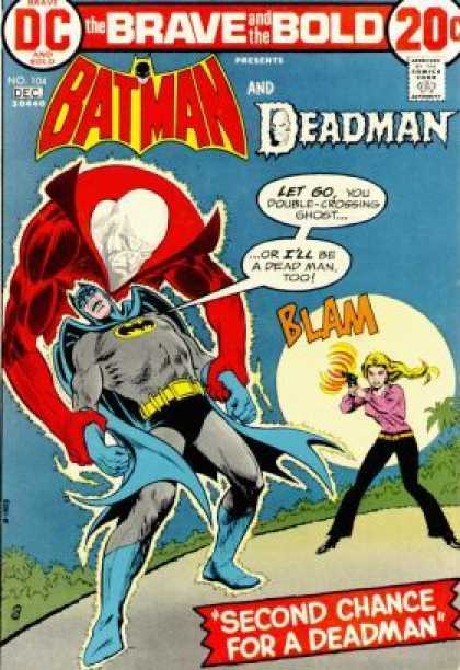 Brave and the Bold 104 - Batman - Ghost - Blonde Woman - Gun - Full Moon - Nick Cardy