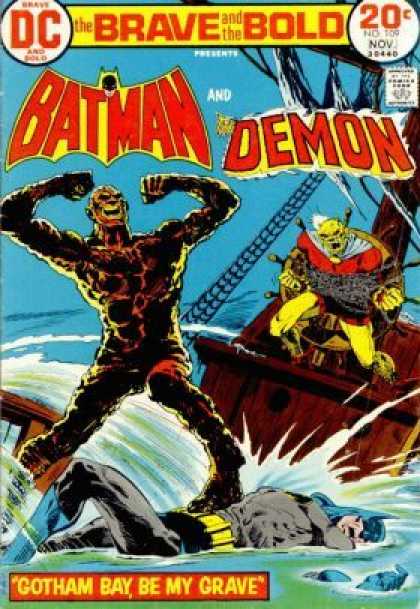 Brave and the Bold 109 - Batman - Demon - Dc Comics - Gotham Bay - Grave - Jim Aparo