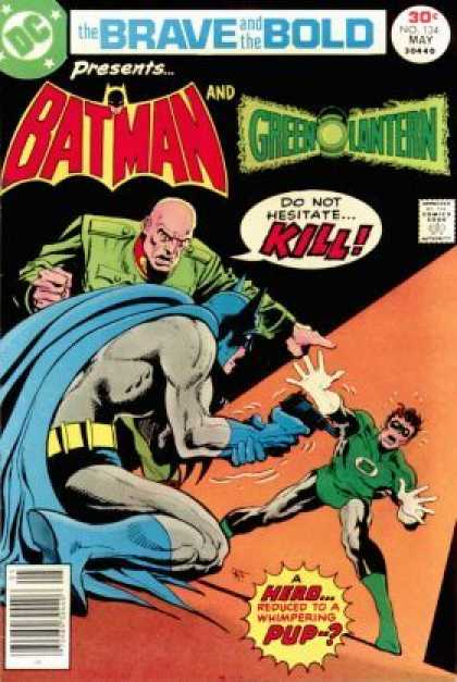 Brave and the Bold 134 - Batman - Green Lantern - Gun - Do Not Hesitate Kill - A Hero Reduced To A Whimpering Pup - Jim Aparo