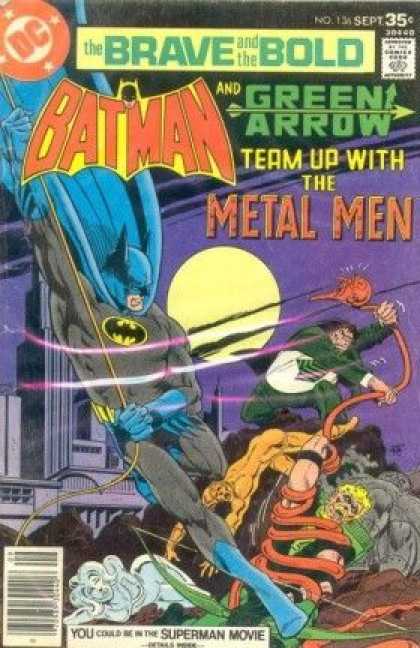 Brave and the Bold 136 - Batman - Green Arrow - Metal Men - Dc Comics - Superman Movie - Jim Aparo