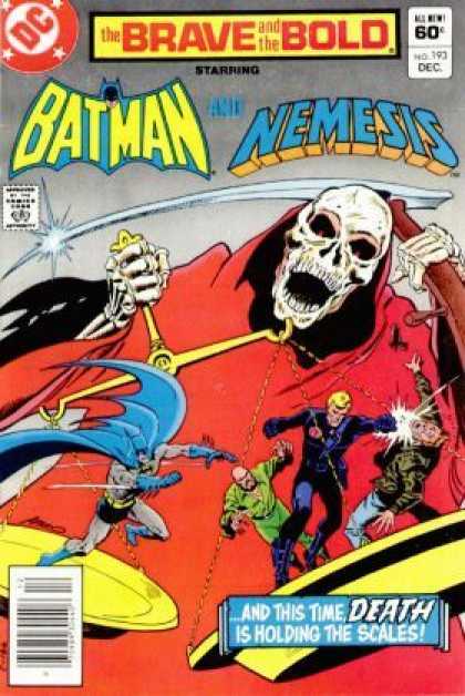 Brave and the Bold 193 - Dc - Comics Code Authority - Batman - Nemesis - Skull - Jim Aparo