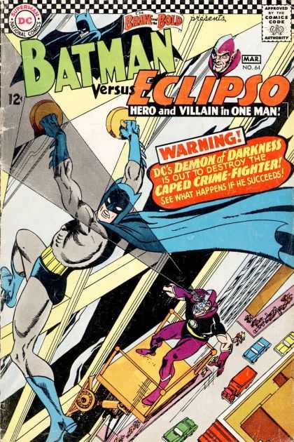 Brave and the Bold 64 - Batman - Eclipso - Demon Of Darkness - Cape Crime Fighter - City