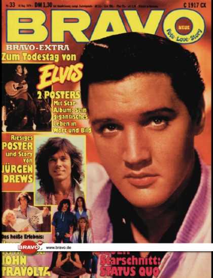 Bravo - 33/78, 10.08.1978 - Elvis Presley