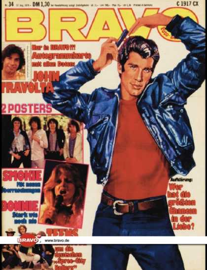 Bravo - 34/78, 17.08.1978 - John Travolta