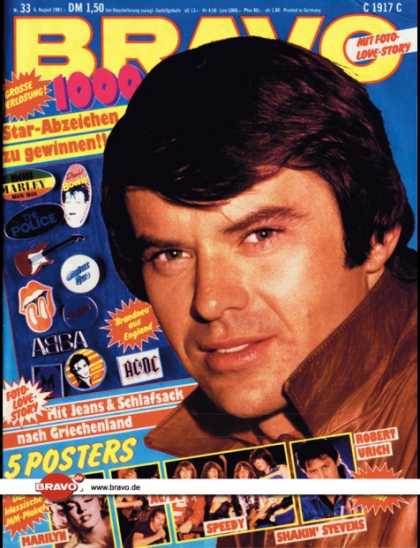 Bravo - 33/81, 06.08.1981 - Robert Urich (Vegas, TV Serie)