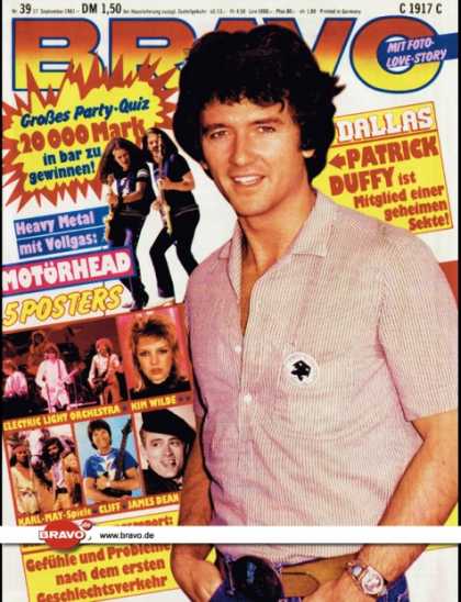 Bravo - 39/81, 17.09.1981 - Patrick Duffy (Dallas, TV Serie)