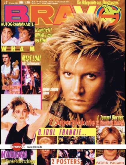 Bravo - 07/85, 07.02.1985 - Simon Le Bon (Duran Duran)