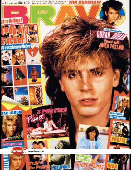 Bravo - 11/85, 07.03.1985 - John Taylor (Duran Duran)